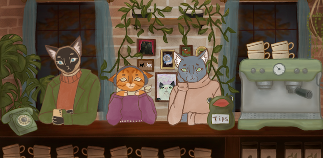 Appearance of the café